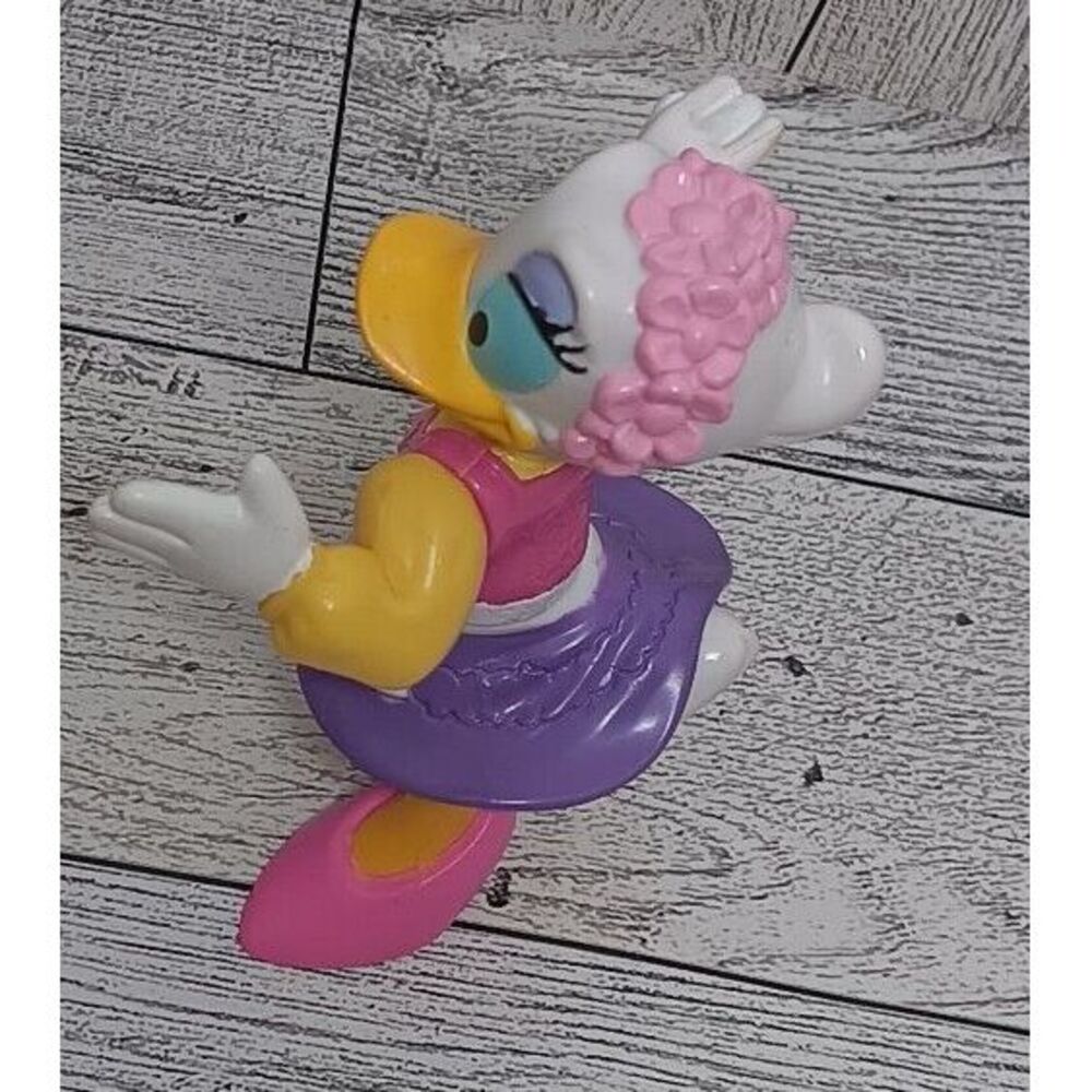 Daisy Duck Epcot Disneyworld PVC Figure Play Toy Cake Topper 3.5" Arms move - Picture 4 of 8